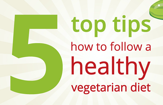 5 top tips for vegetarian dieters